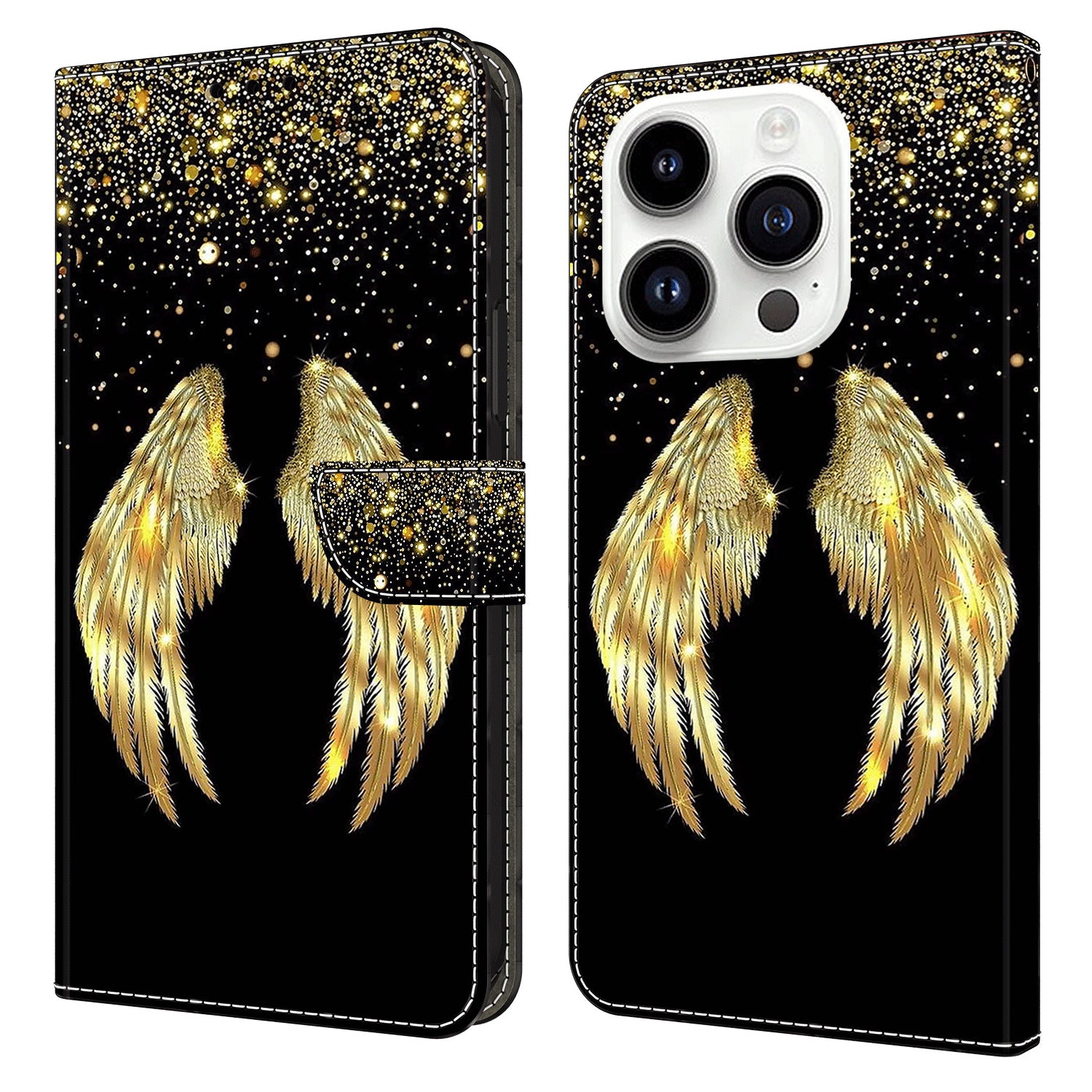 For iPhone 14 Pro PU Leather Wallet Case 3D Pattern Printed Magnetic Closure Stand Phone Cover For iPhone 14 Pro PU Leather Wallet Case 3D Pattern Printed Magnetic Closure Stand Phone Cover